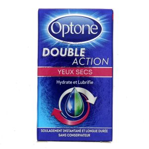 Optone - Double action Yeux secs - Flacon 10ml