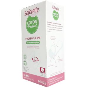 Saforelle - Coton Protect Protège-Slips - 30 protèges-slips
