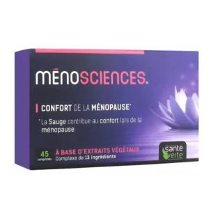 Sante Verte -  Menosciences confort de la ménopause - 45 comprimés