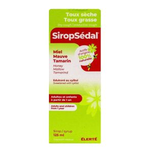 SiropSédal - Sirop Toux sèche et grasse - 125 ml