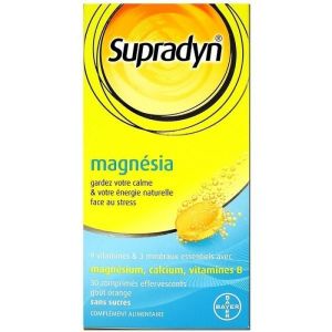 Supradyn - Magnésia - 30 comprimés effervescents