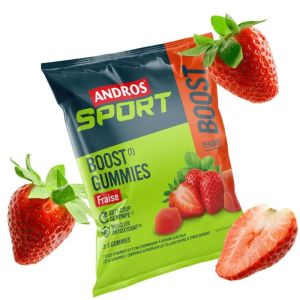 Andros - Sport gummies fraise - 6 gummies