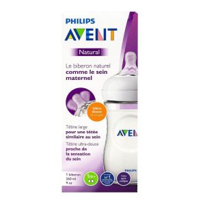 Avent - Biberon Natural 1mois+ - 260Ml