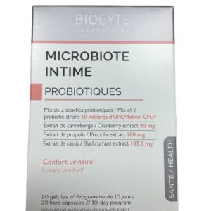 Biocyte - Microbiote intime probiotiques - 20 gélules