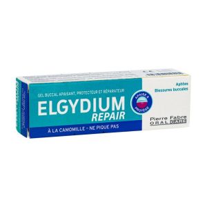 Elgydium - Repair gel buccal apaisant, protecteur et réparateur - 15 ml