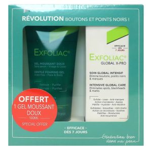 Noreva - Exfoliac Global X-Pro soin global intensif 30ml + gel moussant offert