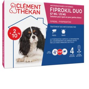 Clement thekan - Fiprokil duo - 4 pipettes