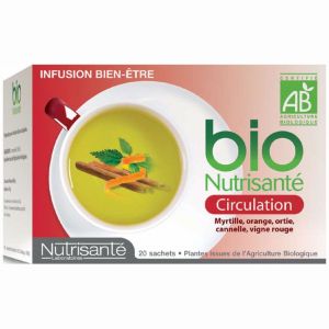 Infusion bien-être bio circulation 20 sachets