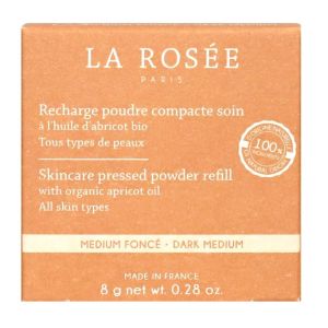 La Rosée - Recharge Poudre Compacte soin Medium foncé - 8g