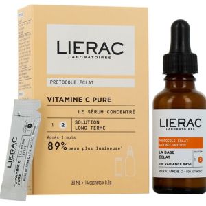 Lierac - Vitamine C Pure Le Sérum Concentré 30 ml + 14 Sachets 0,2 g