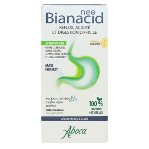 Aboca - Neo Bianacid goût citron - 70 comprimés