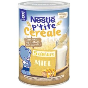 Nestlé - P'tite céréale miel - dès 8 mois - 415g