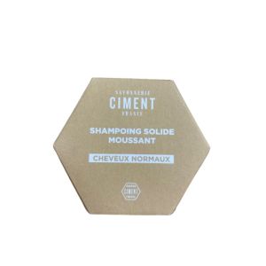 Savonnerie Ciment - Shampoing solide moussant cheveux normaux - 70g