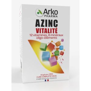Arkopharma - Azinc vitalité - 60 gélules