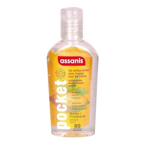 Assainis - Gel antibactérien pocket mangue - 80ml