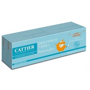 Cattier - Dentifrice 7ans + goût orange - 50Ml