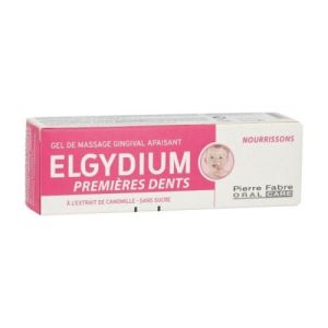 Elgydium - Premières dents gel de massage gingival apaisant - 15 ml