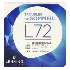 Lehning - Solution buvable en gouttes L72 - 30mL