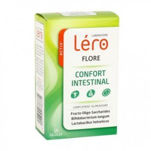 Léro - Flore - Ferments lactiques & F.O.S - 15 gélules