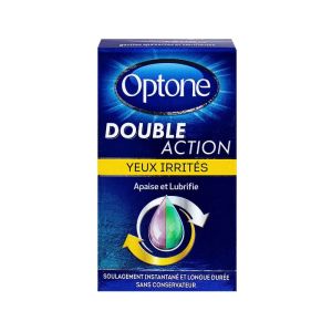 Optone - Double Action Yeux irrités - Flacon 10ml