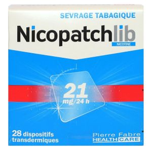 Pierre Fabre - Nicopatchlib 21Mg/24H Dispositif transdermique- 28 patchs