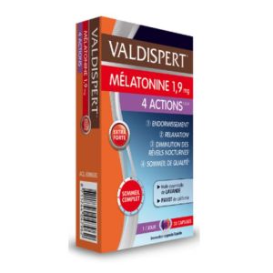 Valdispert - Mélatonine 4 actions - 30 capsules