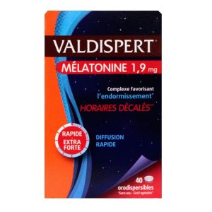 Valdispert - Mélatonine endormissement - 40 comprimés