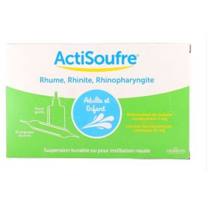 Actisoufre - 30 ampoules