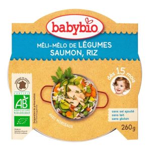 Babybio - Au légumes saumon riz dès 15mois - 260g