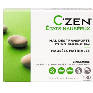 C'Zen - Etats Nauséeux - 30 Comprimés