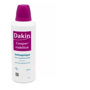 Cooper - Dakin Cooper stabilisé Solution antiseptique - Flacon 250ml