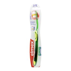 Elmex - Brosse à dents junior 6/12 ans - Brosse souple