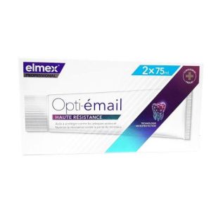 Elmex - Opti-émail dentifrice haute résistance - 2x75ml