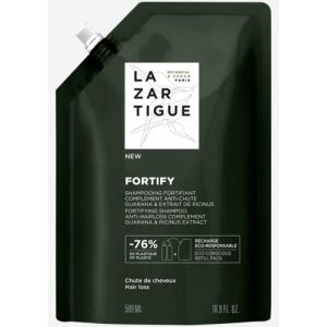 Lazartigue - Fortify -  shampoing fortifiant anti-chute - 500 mL - recharge