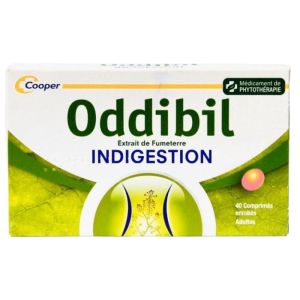 Cooper - Oddibil indigestion - 40 comprimés enrobés