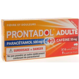 Prontadol Adulte - 16 comprimés pelliculés sécables