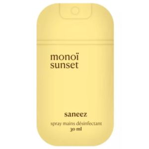Saneez - Spray Désinfectant Mains Monoï Sunset - 30ml