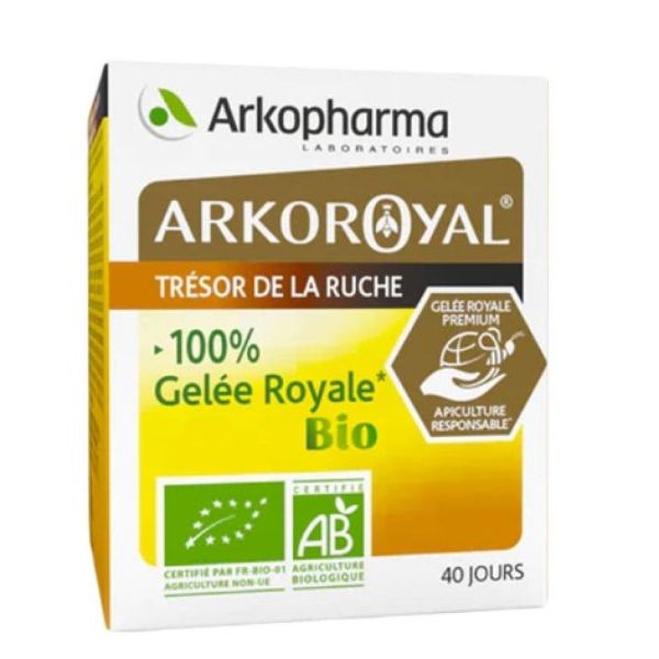 ARKOPHARMA - arkoroyal 100% GELÉE ROYALE BIO 40G