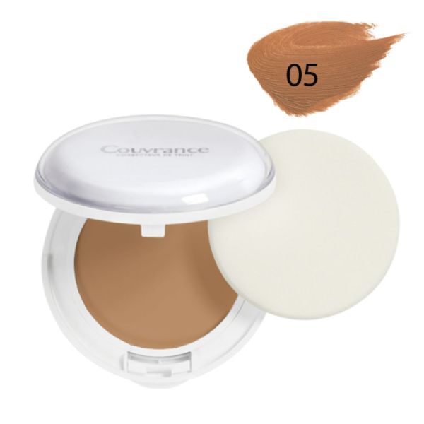 Avène - Couvrance - crème de teint compacte Confort SPF 30 - 10g - 5.0 Soleil