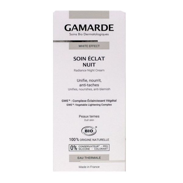 Gamarde - Soin éclat nuit - 40ml