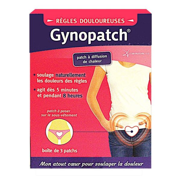 Gynopatch - Règles douloureuses - 3 patchs