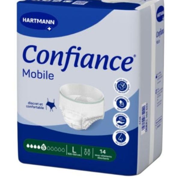 Hartmann - Confiance Mobile Sous vêtements absorbants 5 Gouttes Taille L - 14 unités