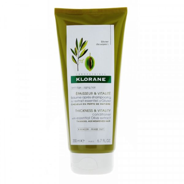 Klorane - Épaisseur vitalité baume après-shampooing - 200 ml