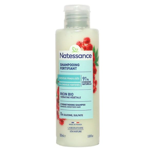Natessance - Shampooing réparateur fortifiant Ricin - 500ml