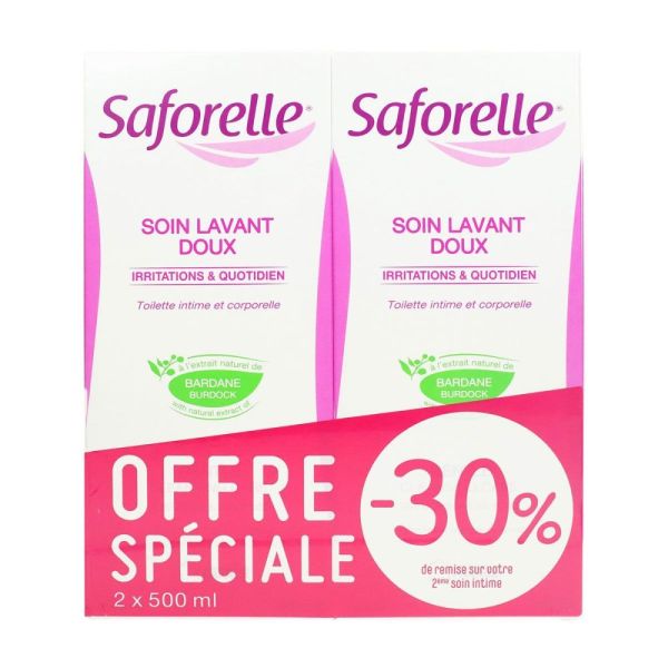 Saforelle - Soin lavant doux toilette intime et corporelle