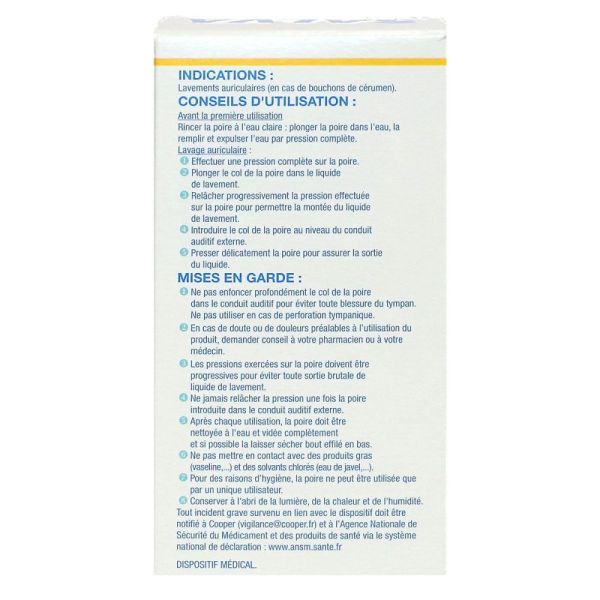 Cooper - Salva poire à lavement - 30mL