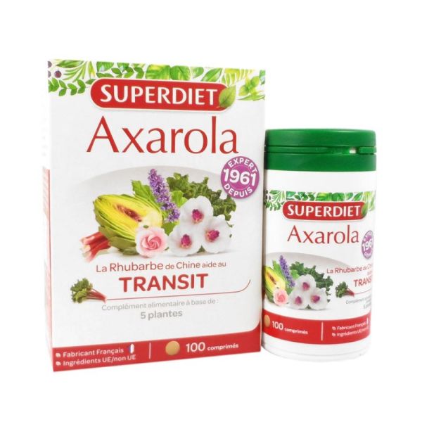 Superdiet - Axarola transit - 100 comprimés