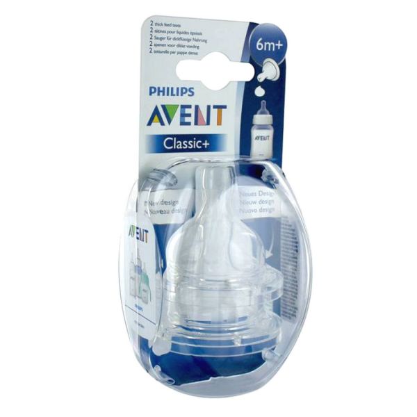 Avent Tetine 6mois et plus 1 Trou débit normal classic biberon