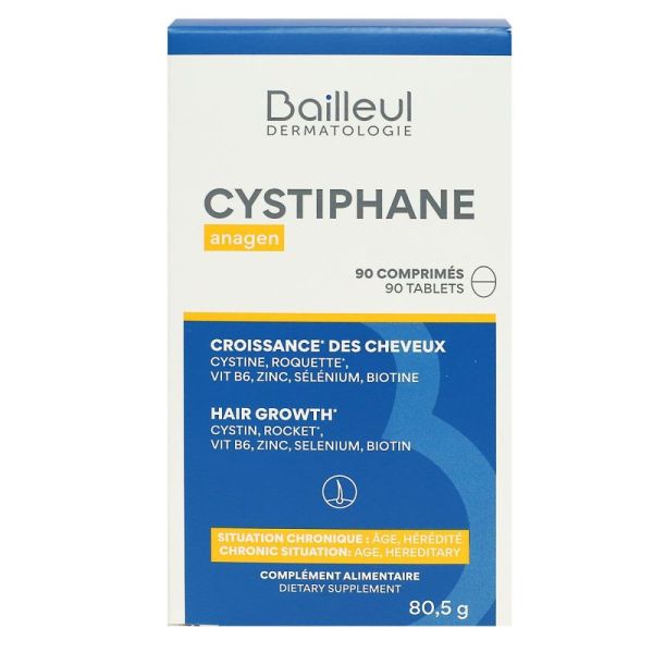 Bailleul - Cystiphane croissance des cheveux - 90 comprimés