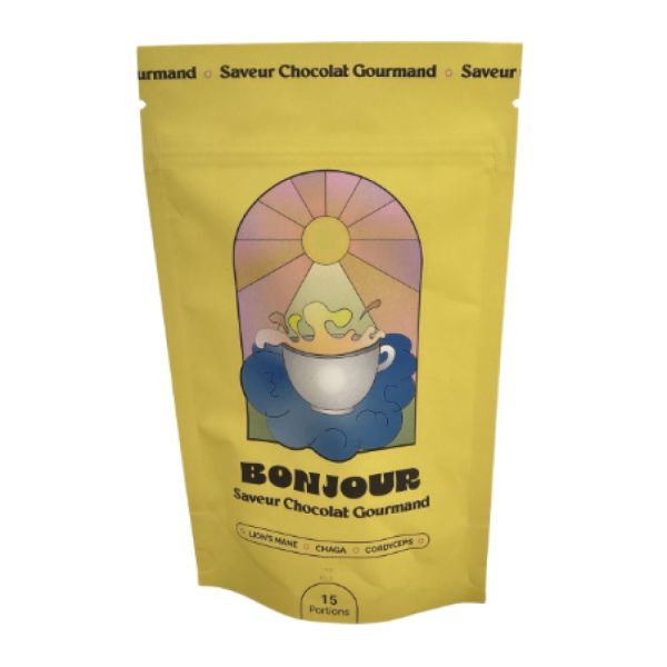 Bonjourdrink - Bonjour boisson aux champignons adaptogènes Chocolat Gourmand - 15 portions